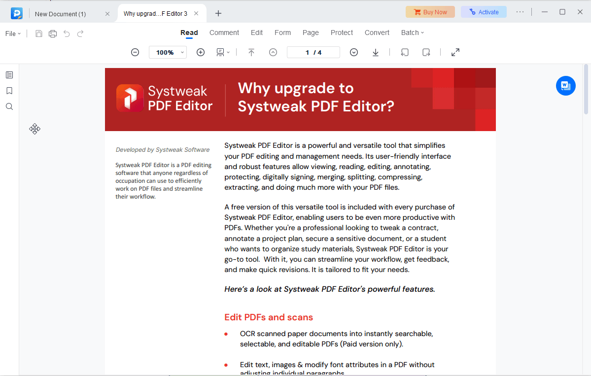 EaseUS PDF editor