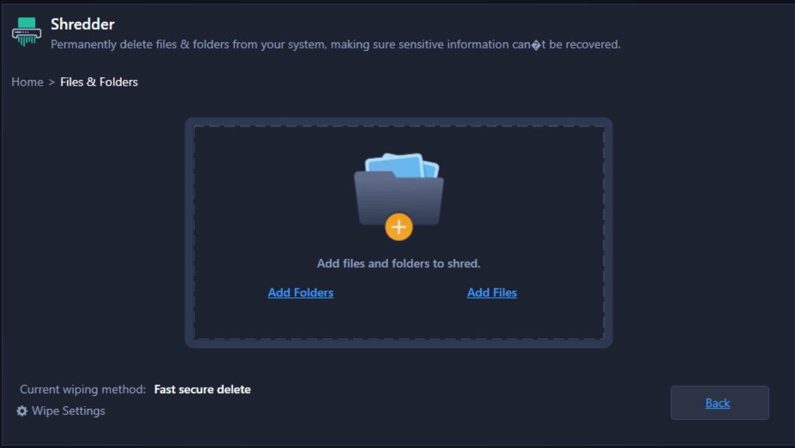 Files Shredder