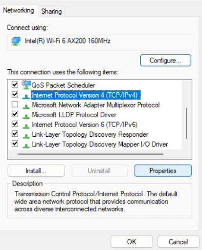 Find IPv4 and IPv6