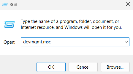 open device manager