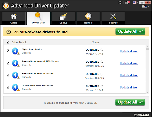 outdated drivers found