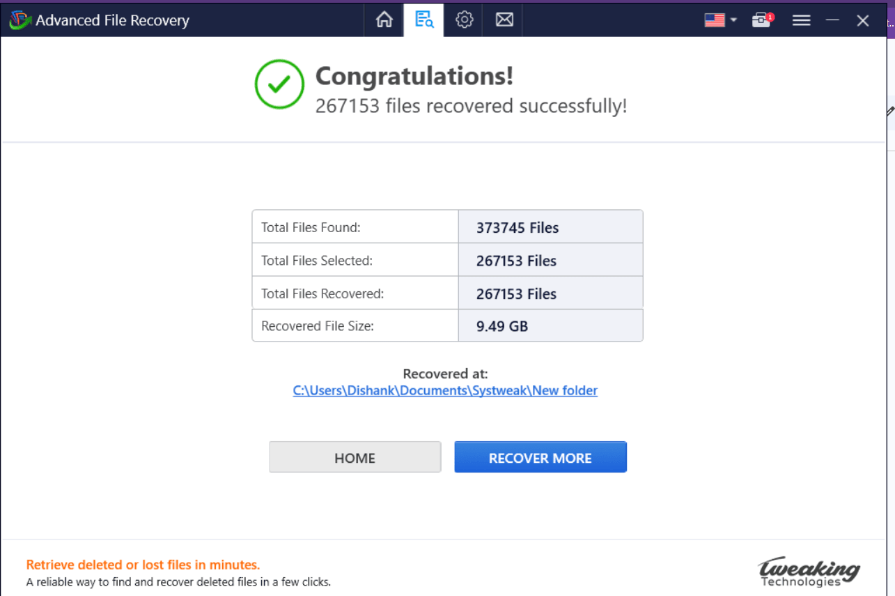 recovery summary