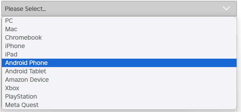 select device