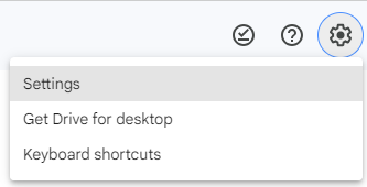 select Settings