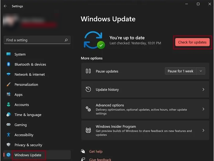 Windows 11 update_