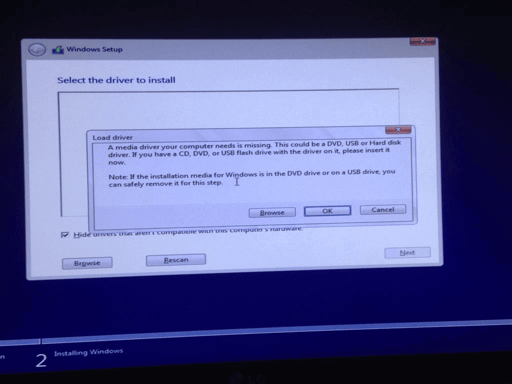 windows setup