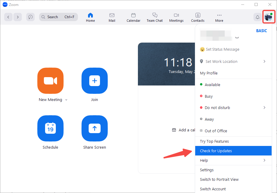 Zoom App Profile